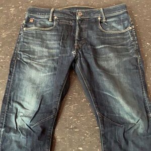 G star blue jeans size 33waist 32length